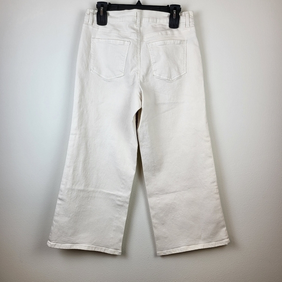 Boston proper off white Cropped straight leg jeans Size 30 - Picture 6 of 9